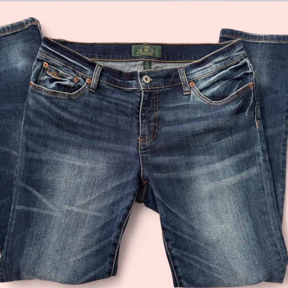 Ralph Lauren Premium Women’s Jeans Size 10 Blue Modern Skinny Denim LRL